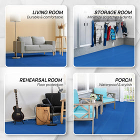 Yes4All EVA foam tiles: textured surface for secure footing.