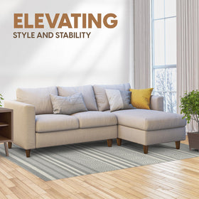 Yes4All floor-friendly wood leg design protects floors while elevating furniture.