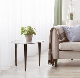 Yes4All rubberwood end table leg assembly showing sturdy construction