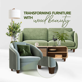Yes4All wooden legs protect floors while elevating your furniture's style.