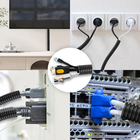 YesBes easy-cut to size loom helps customize cable protection.