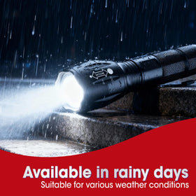 YesBes compact flashlight ideal for camping, hunting, and home outages.