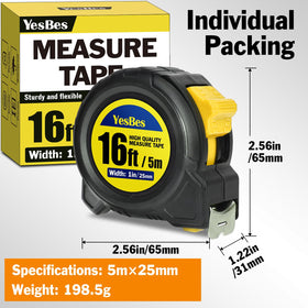 YesBes ergonomic grip design for comfortable handling during measuring tasks.