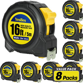 YesBes 16ft tape measure case shows rugged housing protecting the blade.