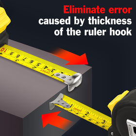 YesBes tape measure easy-read yellow and black scale for fast readings