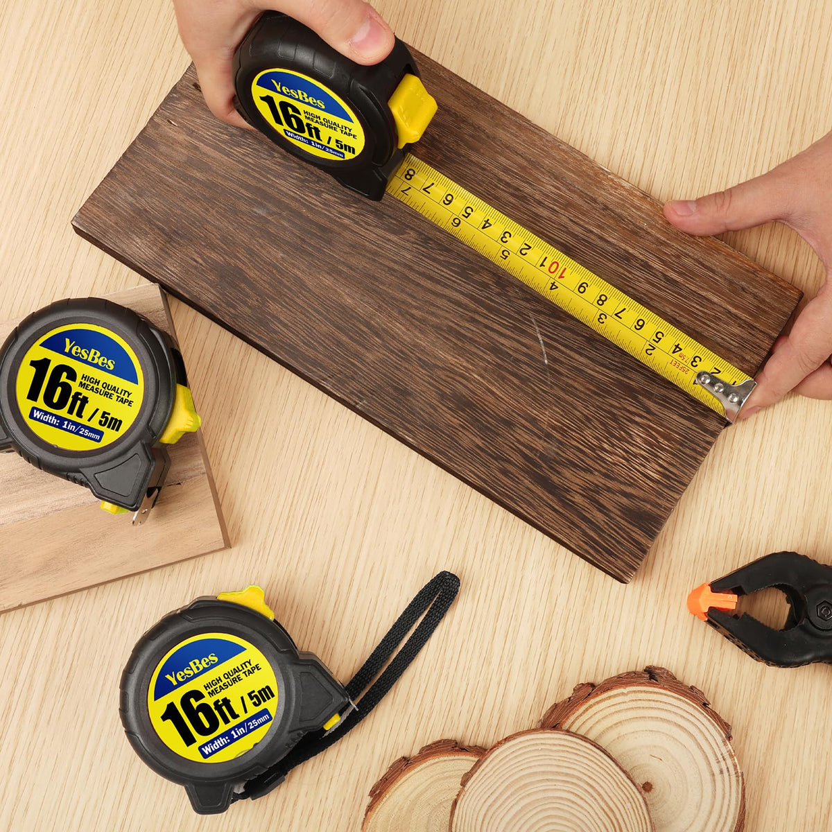 YesBes yellow-backed tape by YesBes with high contrast for fast reads.