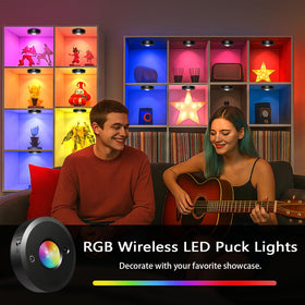 Yesenlight USB-charging puck lights charge rapidly for uninterrupted use