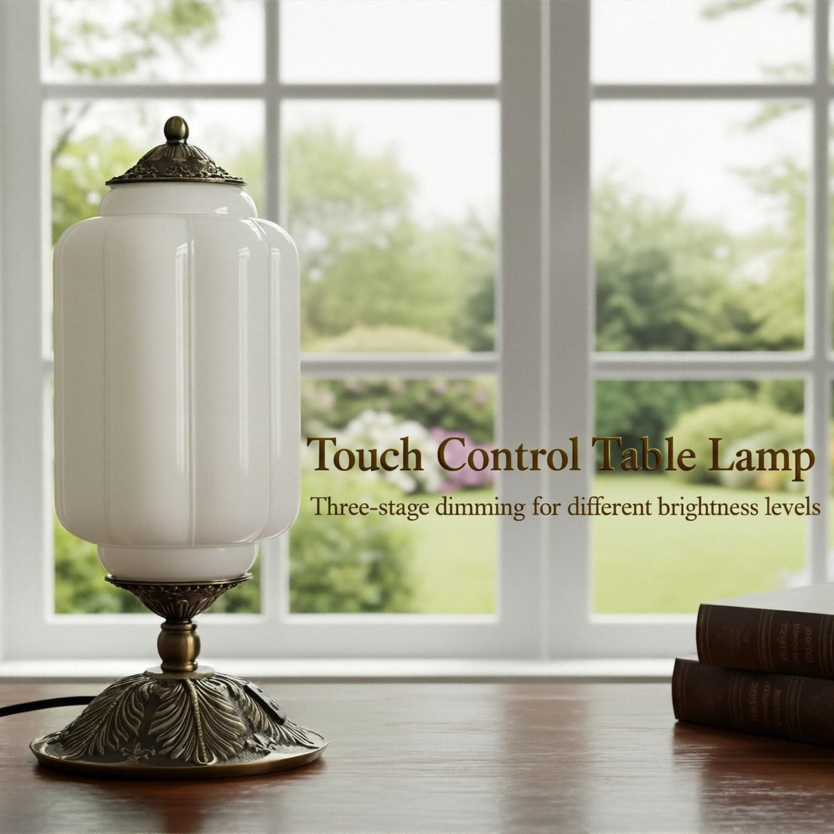 YESIDS Vintage Touch lamp makes a thoughtful gift with warm inviting aura.