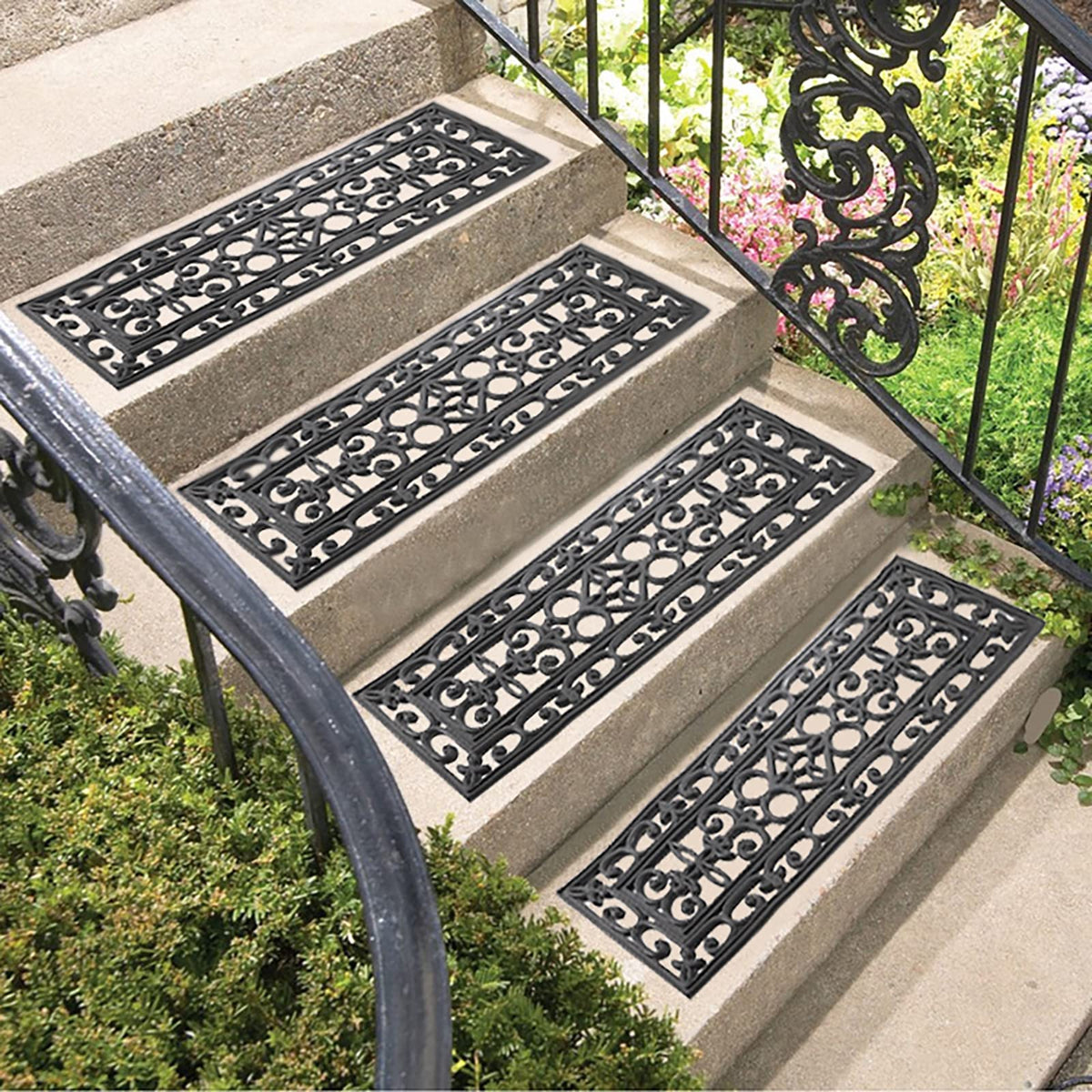 Yesland easy-clean stair tread resists wear and cleans quickly