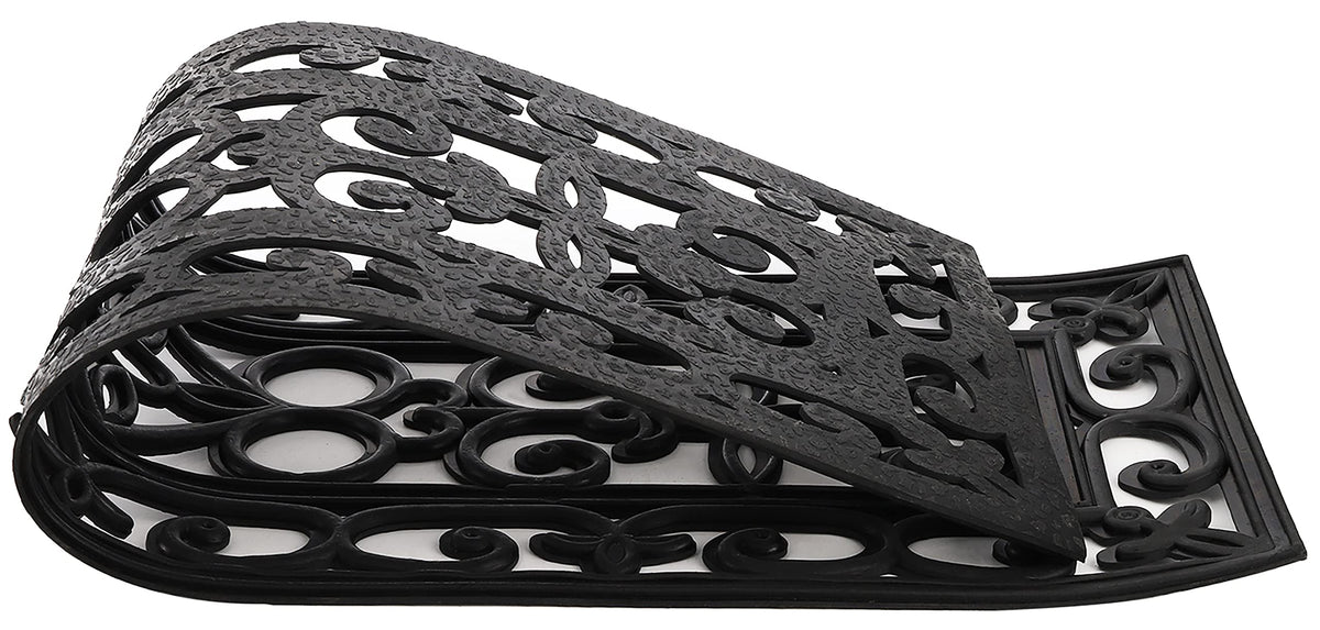 Yesland entryway stair tread adds decorative touch while preventing slips