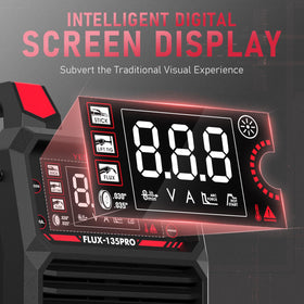 YESWELDER 135A MIG Welder side panel controls for precise setup and quick adjustments.