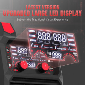 YESWELDER 140A MIG Welder synergic mode for easier auto-tune