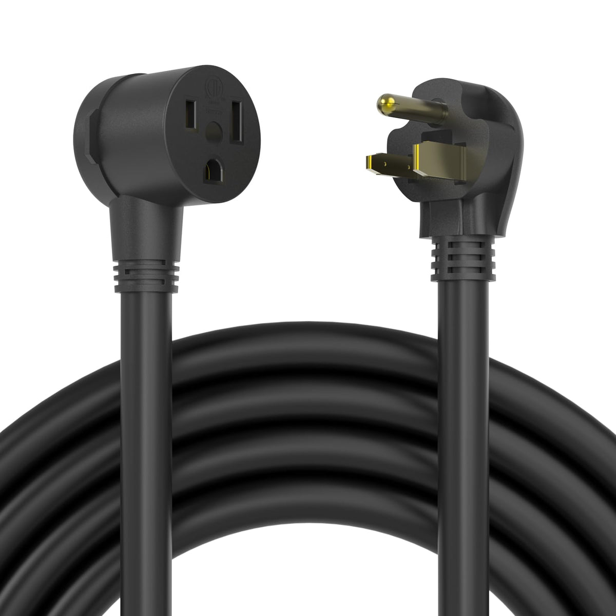 YESWELDER 50ft welder extension cord with NEMA 6-50P to 6-50R, ideal for longer outdoor jobs.