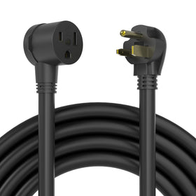 YESWELDER 50ft welder extension cord with NEMA 6-50P to 6-50R, ideal for longer outdoor jobs.