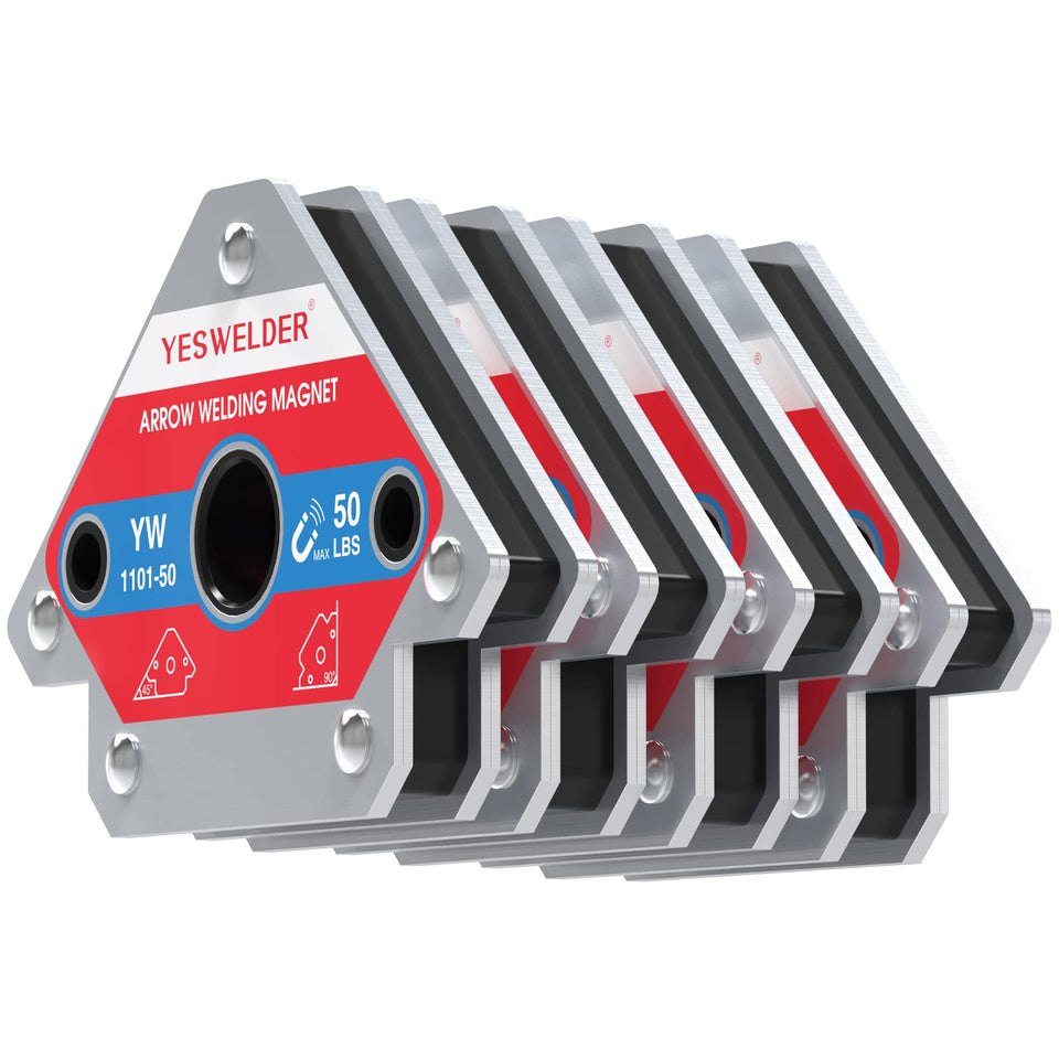 YesWelder 50 lb welding magnet holds parts securely for stable setups during welding