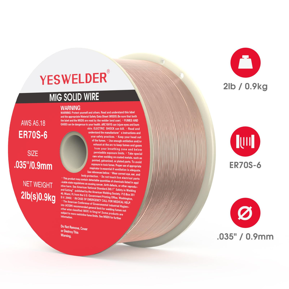 Automotive body repair and sheet metal projects benefit from this wire.