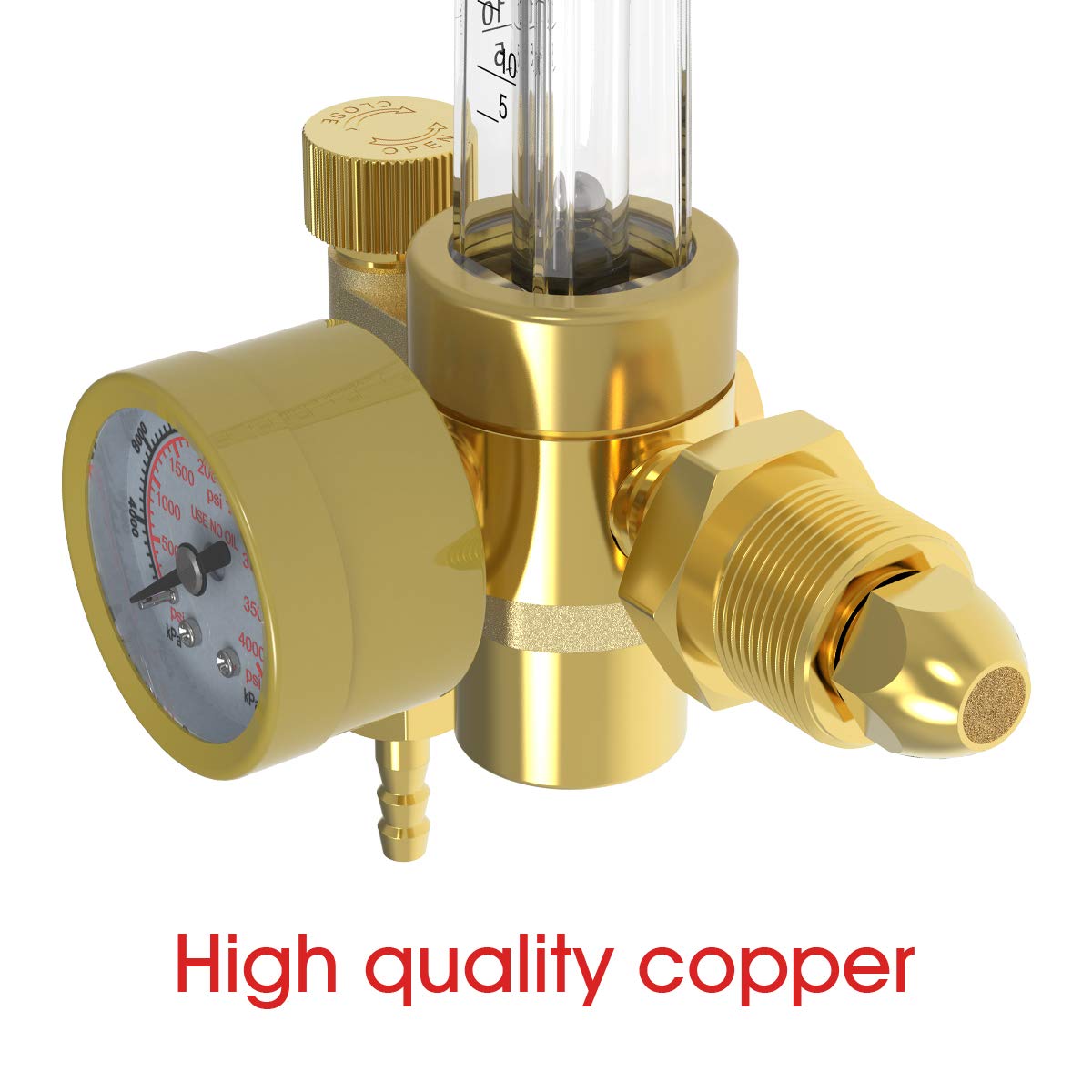 YESWELDER 1/4 inch barbed fitting expands hose compatibility across common welding hoses.