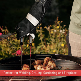 YESWELDER cowhide leather gloves offer long-lasting durability in harsh conditions.