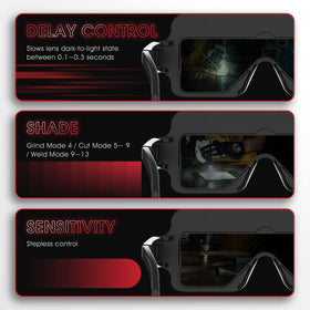 YESWELDER Durable eye protection for daily welding tasks and safety.