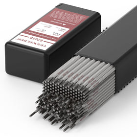 YESWELDER E7018 1/8 inch rod in a 10 lb package for versatile all-position welding.