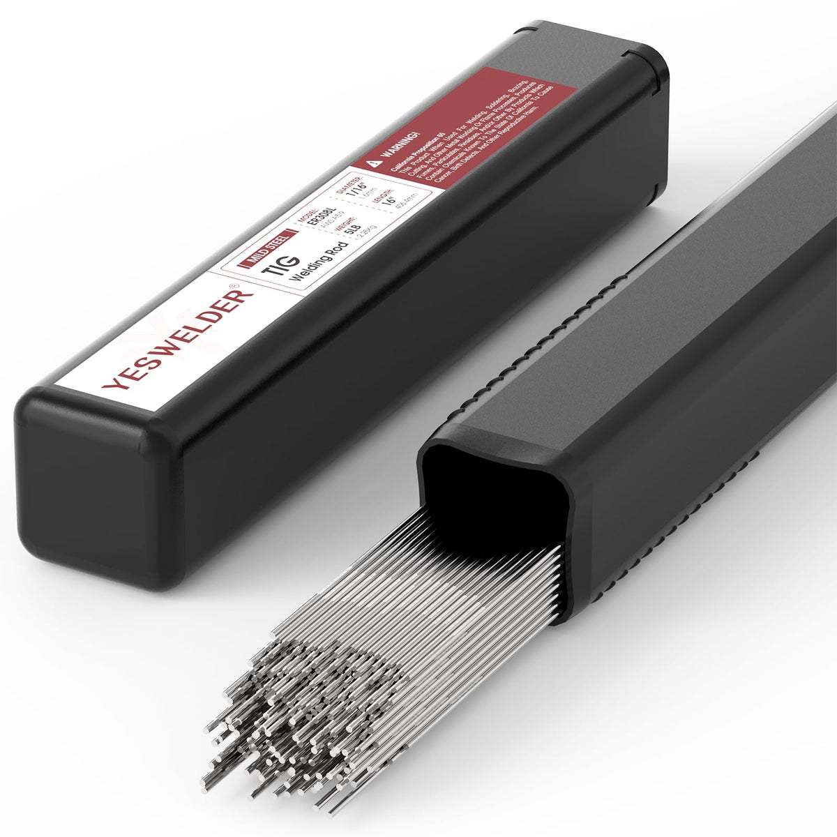 YESWELDER ER308L stainless TIG rod 16 in pack for general stainless welds