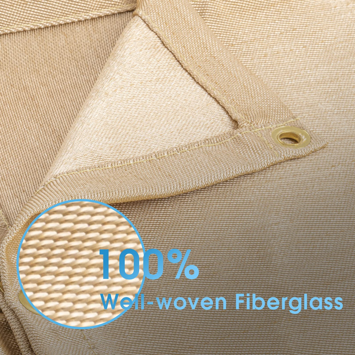 YESWELDER fire-retardant insulated blanket preserves temperature around grills and tools.