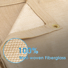 YESWELDER fire-retardant insulated blanket preserves temperature around grills and tools.
