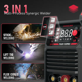YESWELDER Flux-135PRO side view highlighting lightweight body for easy transport