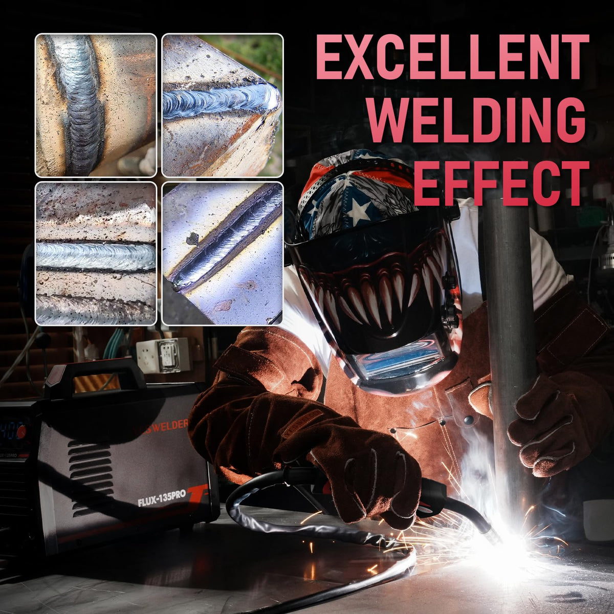 YESWELDER Flux-135PRO wire feeder adjustment for smooth MIG operation