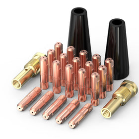 YESWELDER flux core tip 20-035 enables precise, clean welds with minimal spatter.