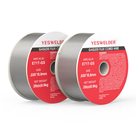 YesWelder flux core wire spool in ABS plastic, durable and portable for tough jobs