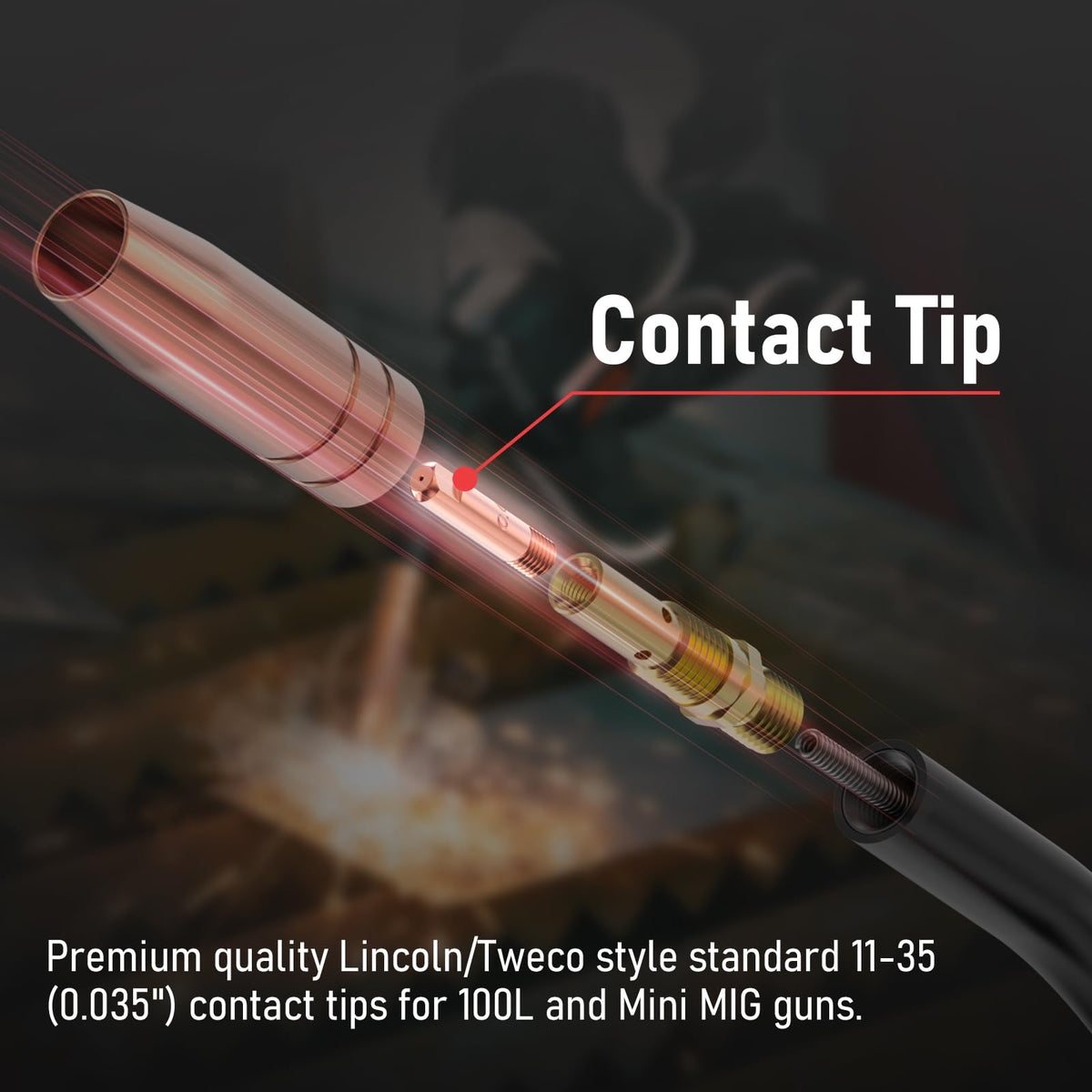 YESWELDER 11-35 tip compatible with 51 diffuser for flexible compatibility