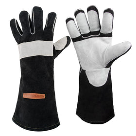 YESWELDER Leather Forge MIG gloves heat-resistant liner boosts comfort