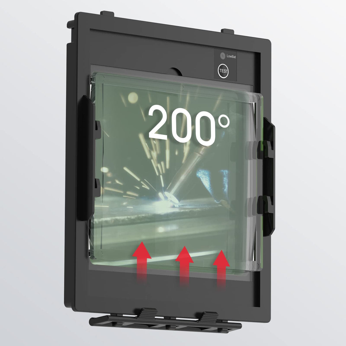 YesWelder lightweight welding lens improves balance during long sessions.
