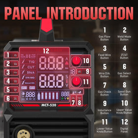 YESWELDER MCT-520 compact portable unit fits home or shop spaces.
