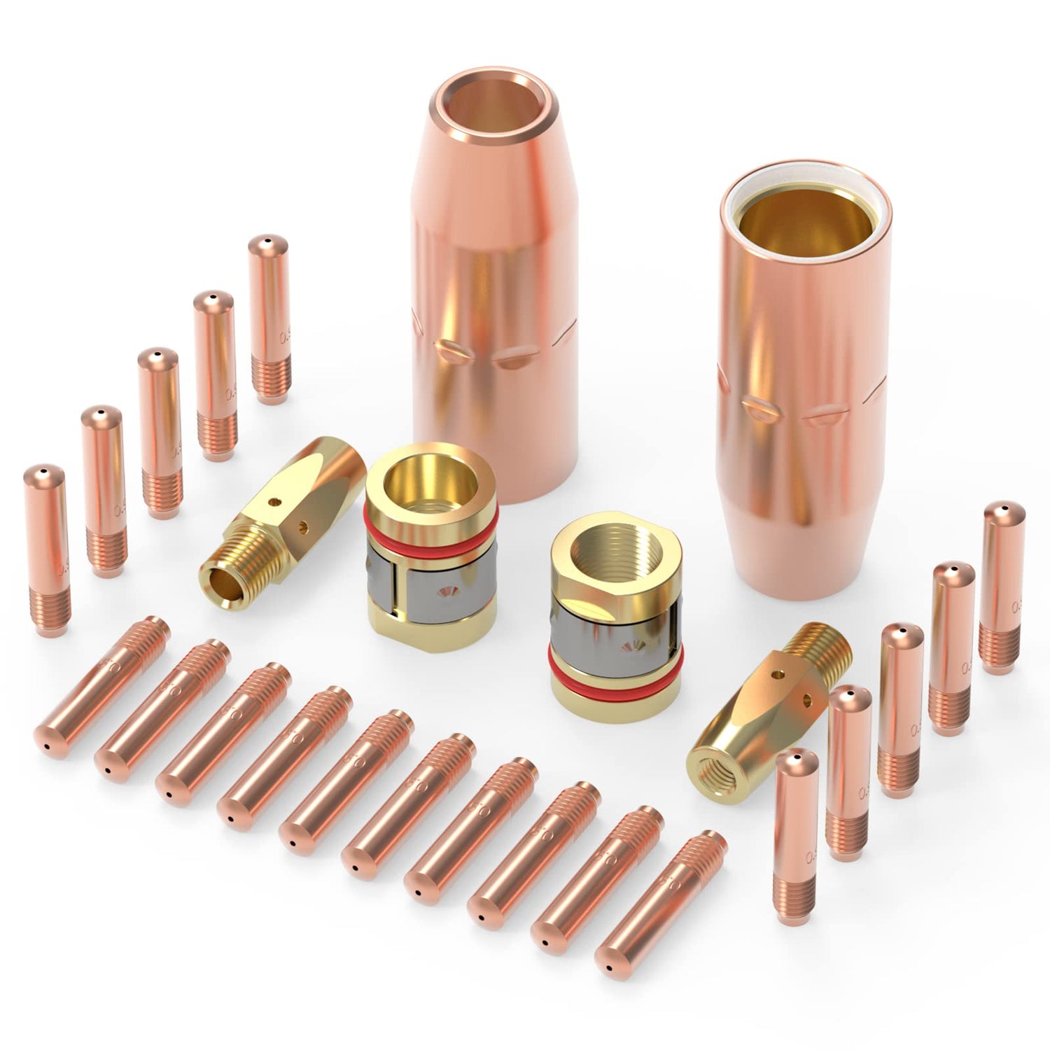 YESWELDER MIG tip for 0.035 inches enhances arc stability during welding