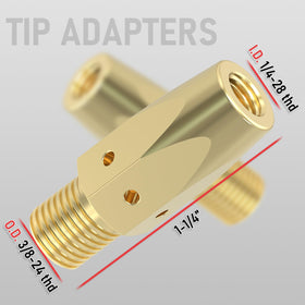 YESWELDER MIG diffuser helps regulate heat and spray