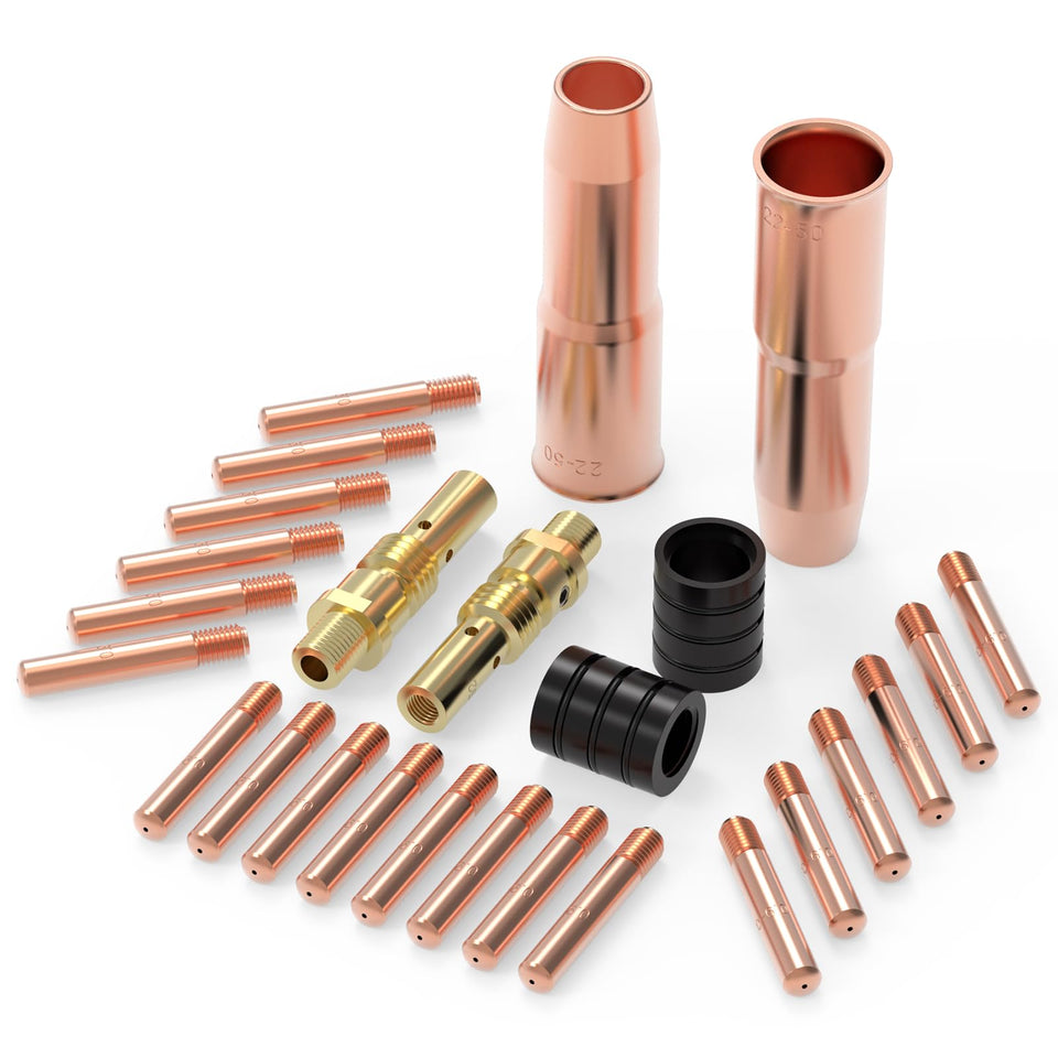 YESWELDER MIG kit 0.035 tip enables precise welds on Lincoln Magnum guns
