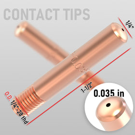 YESWELDER adjustable gas nozzle 22-50 improves shielding for cleaner MIG welds