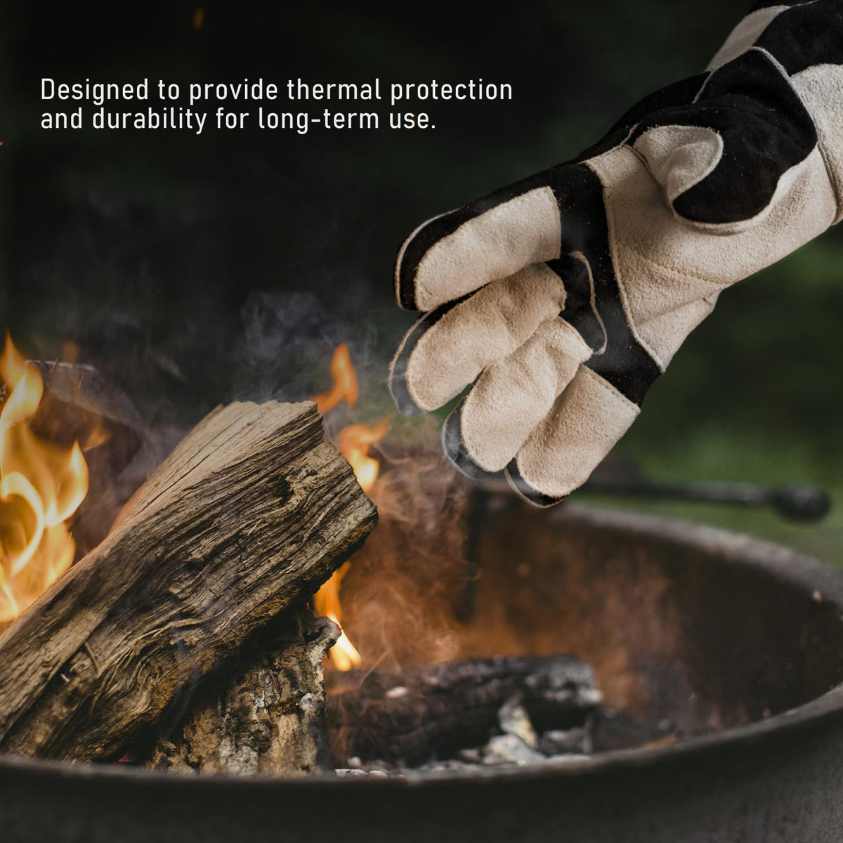 YESWELDER multi-function gloves suit welding, grilling, and fireplace tasks.