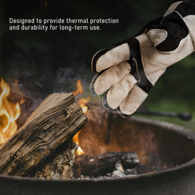 YESWELDER multi-function gloves suit welding, grilling, and fireplace tasks.