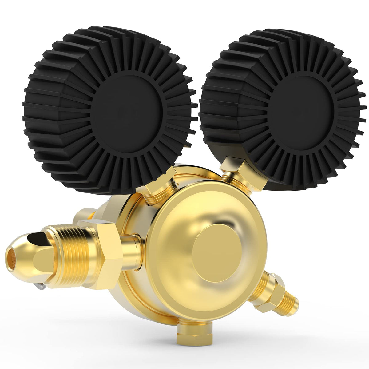 YESWELDER brass body design emphasizes durability and corrosion resistance.