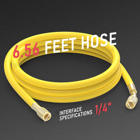 YESWELDER includes a 6.56-foot hose for flexible setup options.