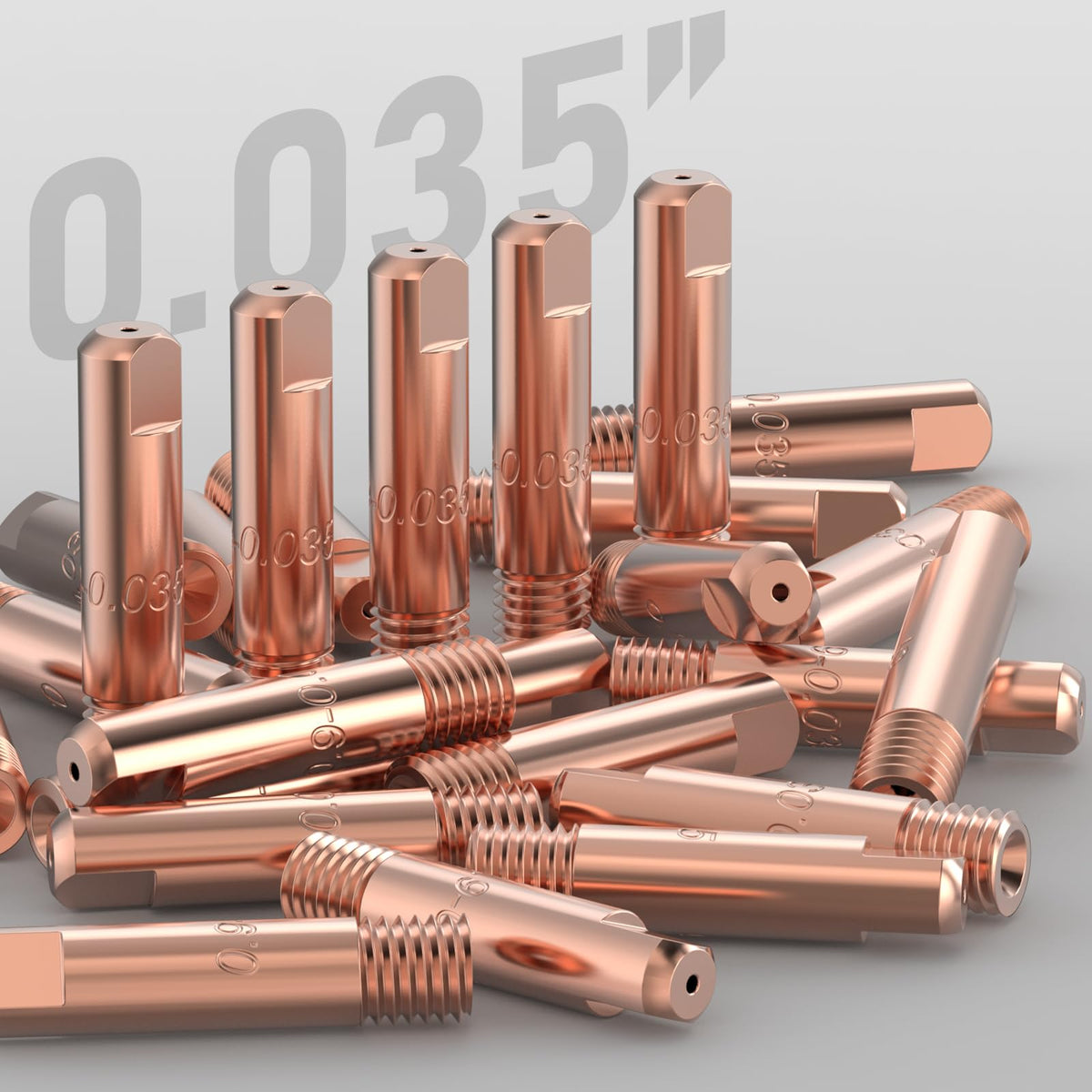 YESWELDER 25-pack 0.035 in tips keeps your MIG projects ready