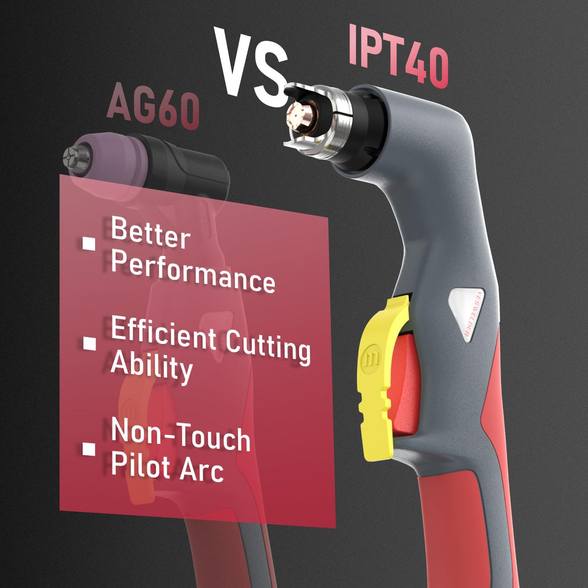 YesWelder CUT-65DS PLUS non-touch pilot arc torch in use