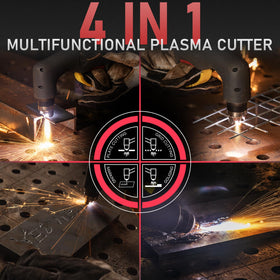 YesWelder CUT-65DS PLUS plate-cutting on thick steel