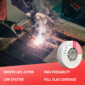 YESWELDER slag formation during weld with easy removal