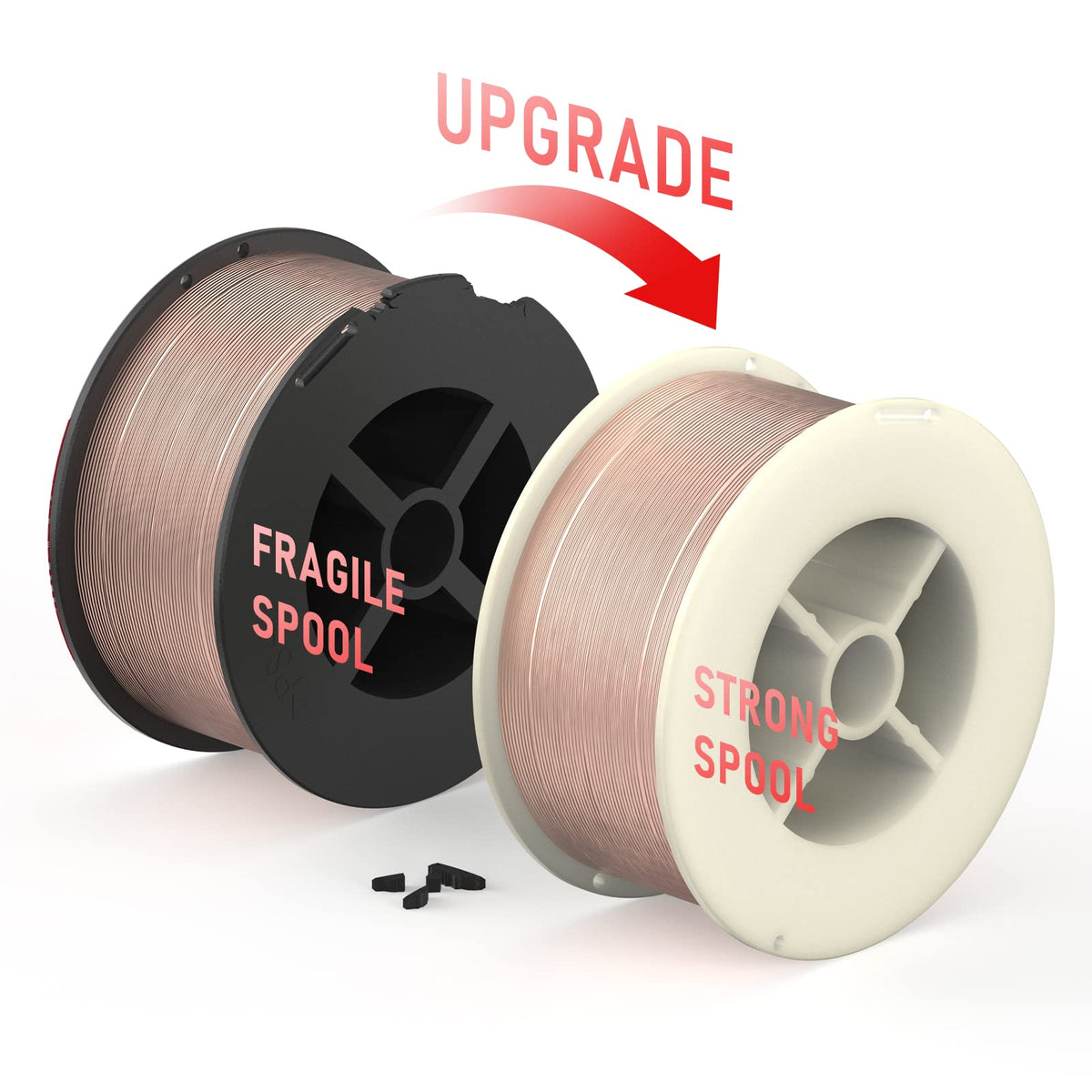 YESWELDER ER70S-6 wire ready for standard shielding gas blends.