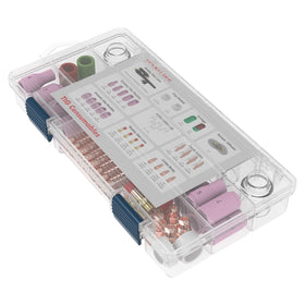 YESWELDER 71pcs consumables kit for versatile TIG components.