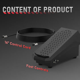 YESWELDER TIG foot pedal 5-pin compatibility flags broad machine support.